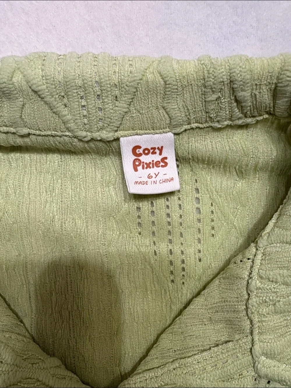 Kids Light Green Short-Sleeve Short set size 6